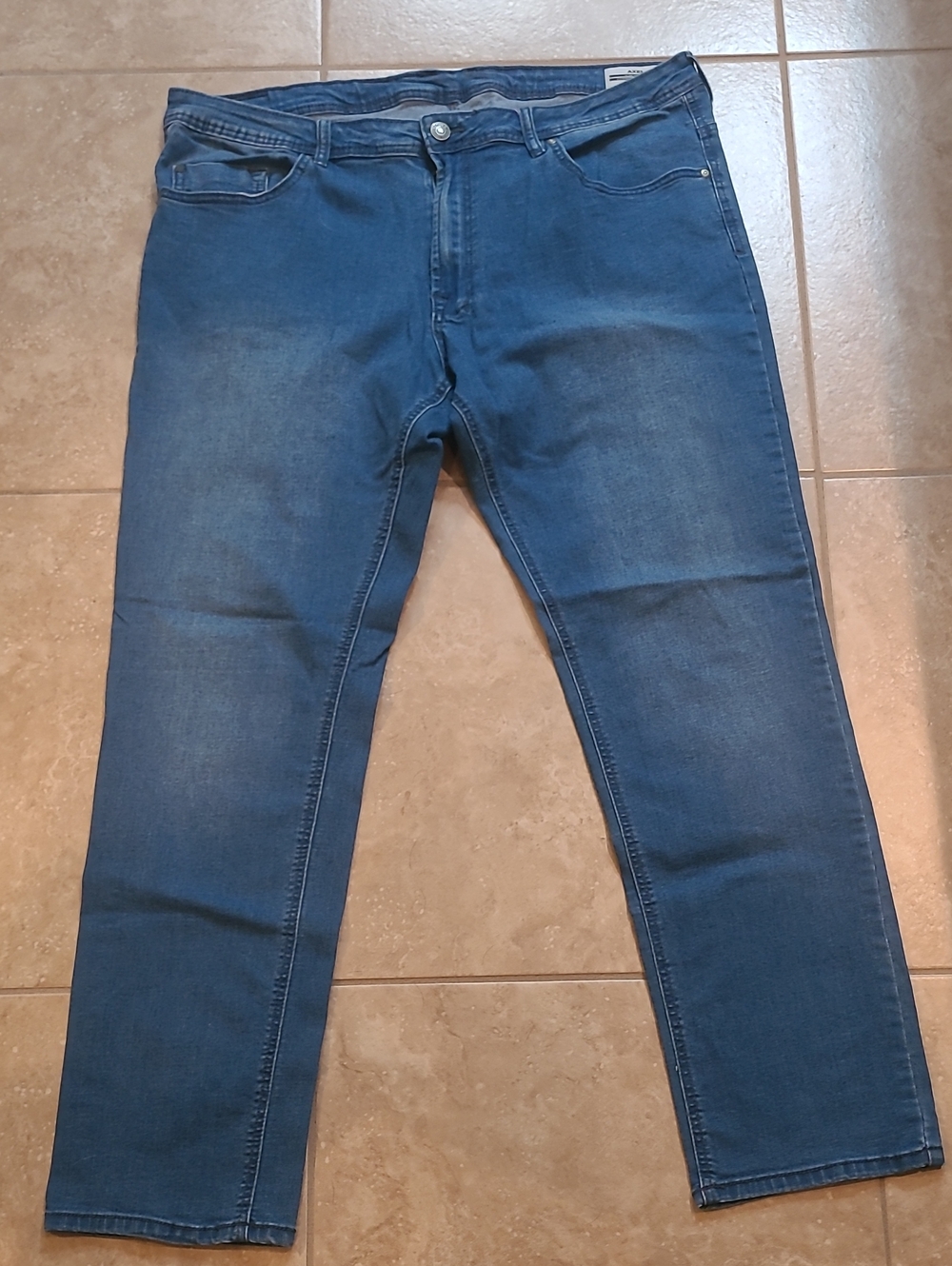 Buffalo David Bitton Men's Dark Blue Slim Straight Jeans  40 X 32